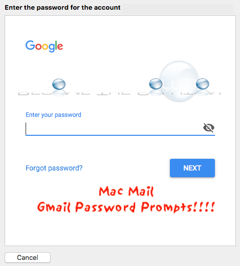 mail app not accepting password for a .mac account 2017